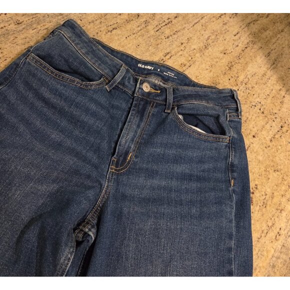 Old Navy High Rise Wow Wide Leg Size 6 Womens Jeans 28x30" - Picture 9 of 14